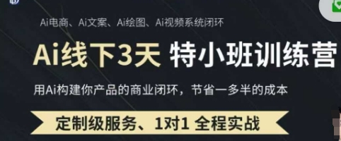 AI实操培训第20-21期线下,0基础保姆级教程,3月最新整理,企业获客、降本增效、打造超级个体-青年云网创—高质量项目商城